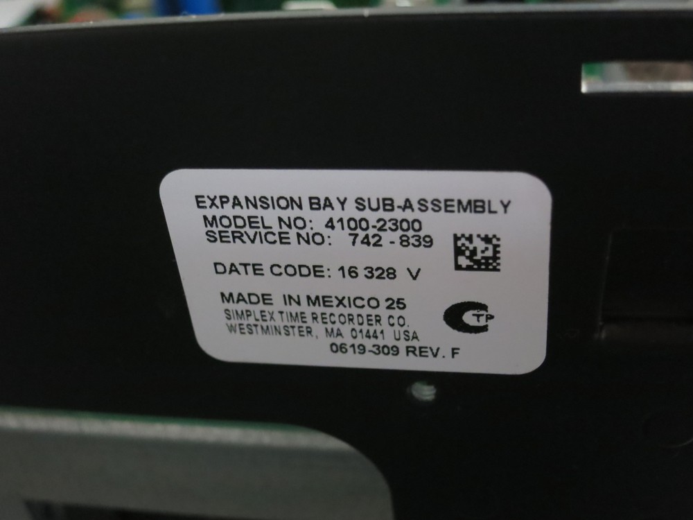 Simplex 4100-ES Fire Alarm Controller Panel 4100-9111 Master 4100-2300 Expansion