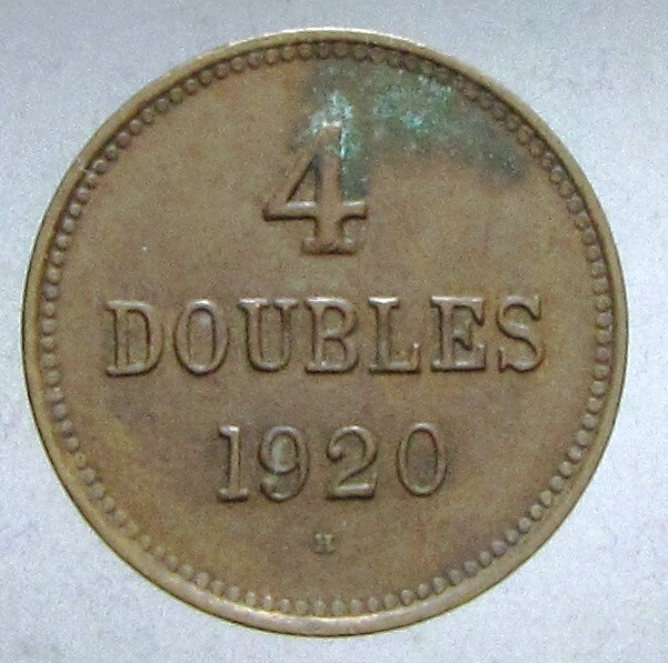 4 DOUBLES GUERNSEY 1920 KM 13