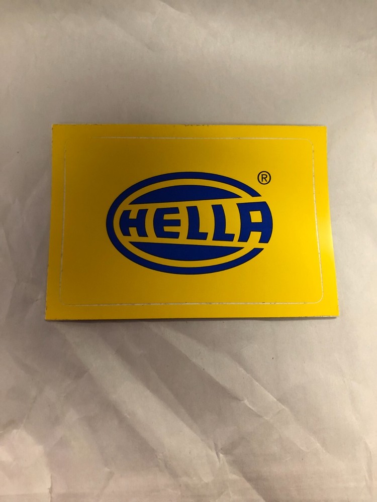Hella Decal  2.5 " x 4 "