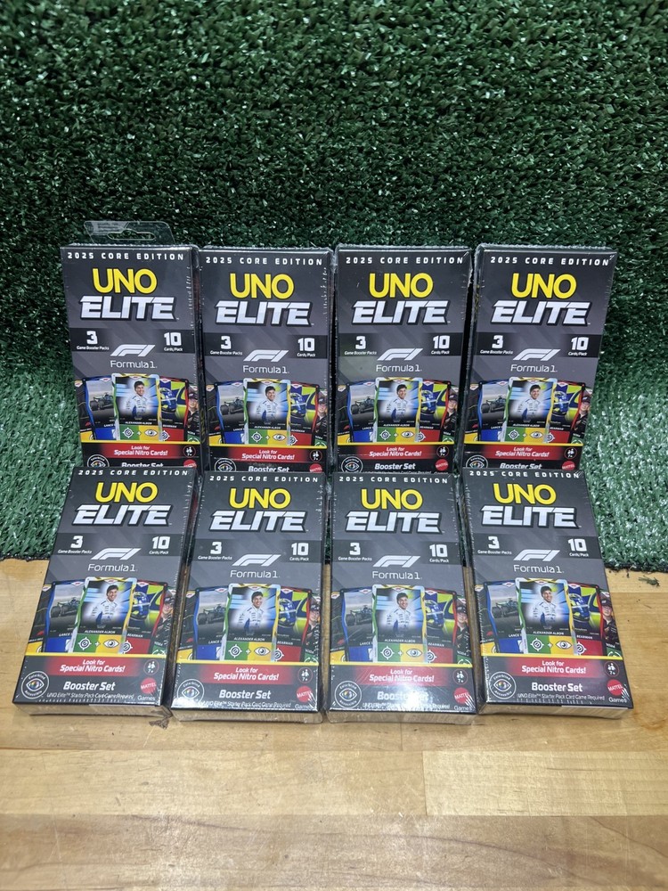UNO Elite Formula 1 2025 Core Edition Starter Pack Lot 8 packs