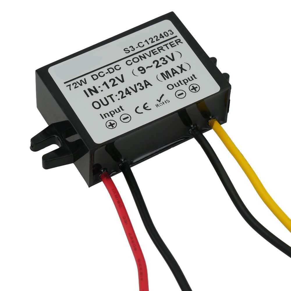 Casing Material: Plastic Input Voltage: 9-23V DC Rated Output Current: 3A