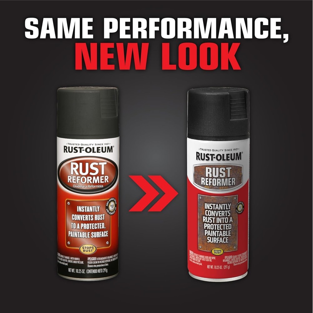 Rust-Oleum 248658 Rust Reformer Spray Paint - Black