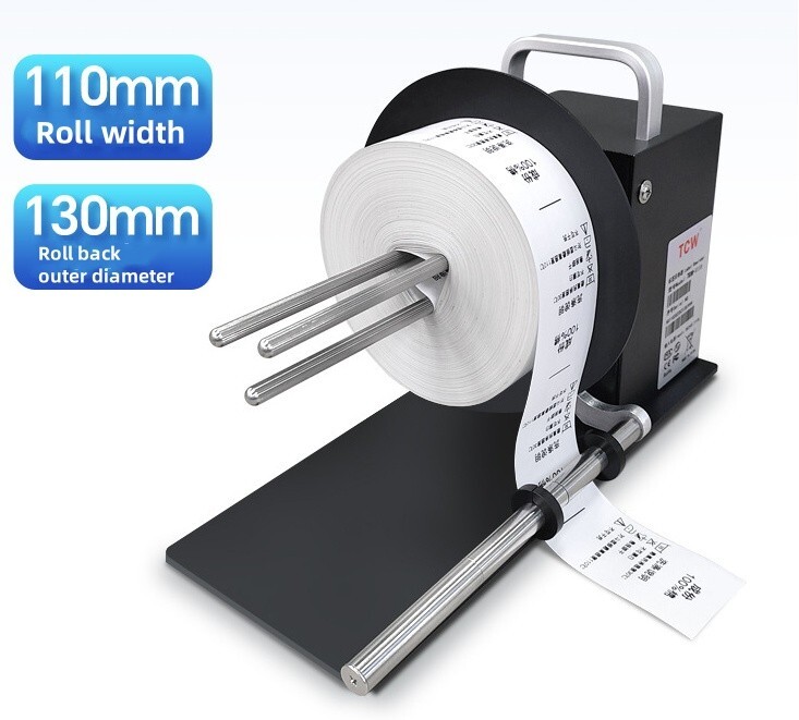TCW-X110 Automatic Label Rewinding Machine Bar Code Label Rewinder Two-way Label