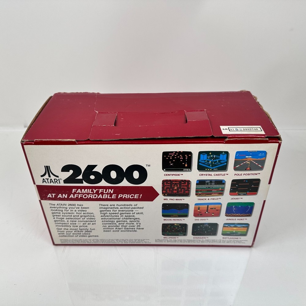 Atari 2600 Complete Console System w/ Console, Joysticks, Paddles & Power Supply