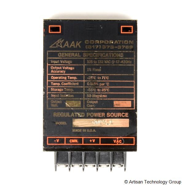AAK CD15.1 Dual Regulated AC/DC Power Source