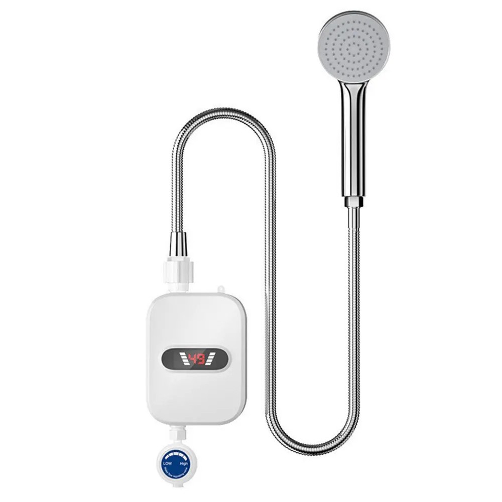 3000W Instant Water Heater Digital Display Portable Electric Heater 110V 220V