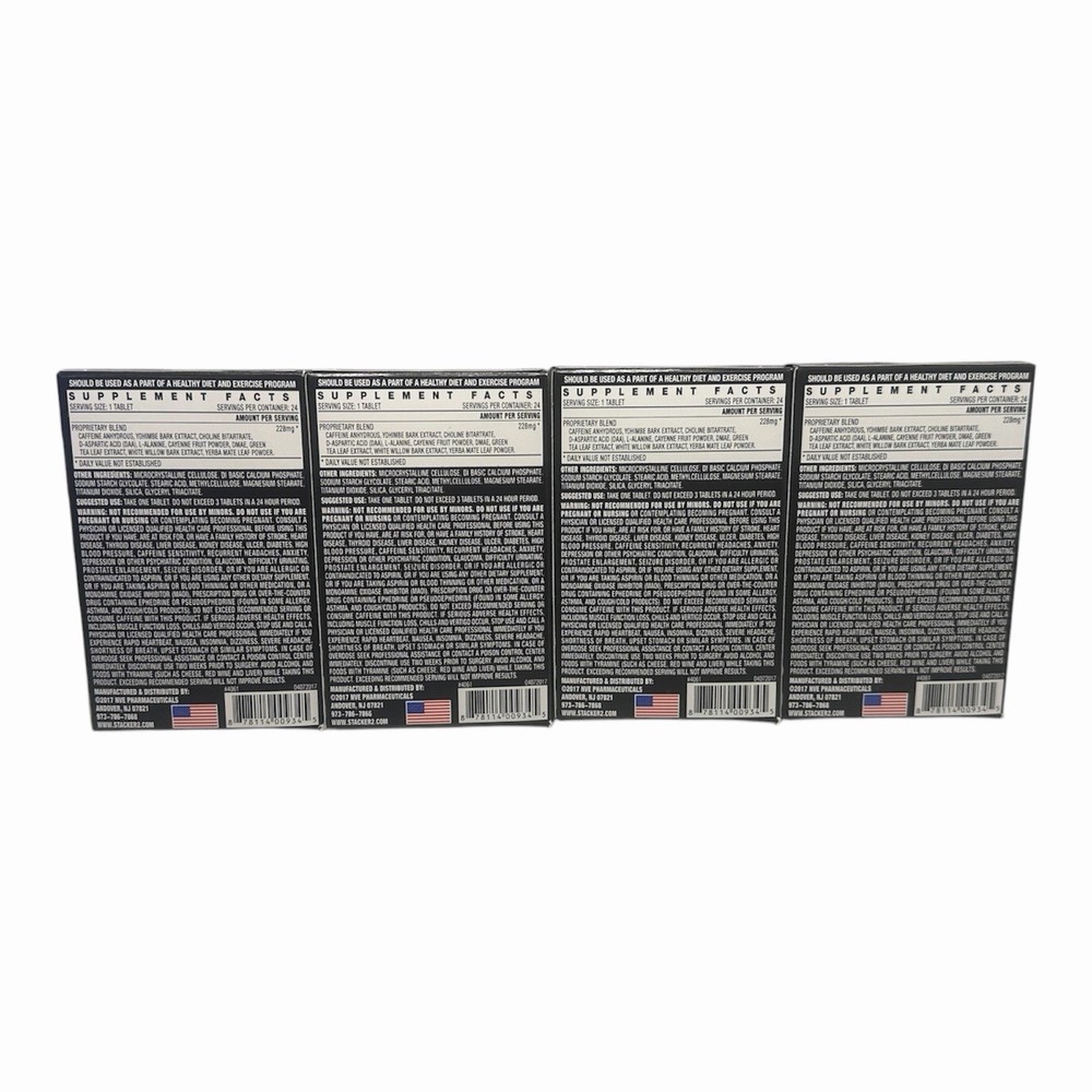 BULK 8 Card - Stacker TWO Real 2 Way Action Energize (96 Tablets) FREE SHIP