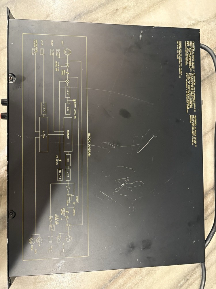Yamaha D-1500 Digital Delay Vintage Recording Studio FX Processor