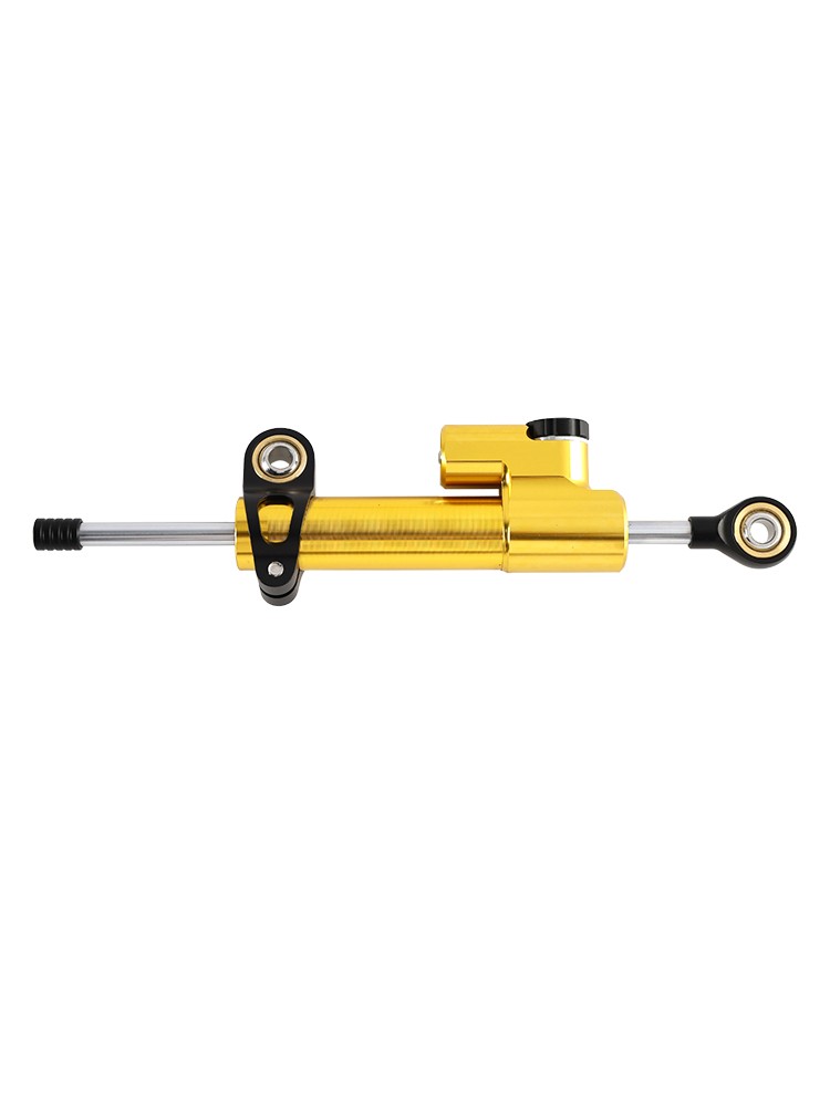 Universal Motorcycle CNC Adjustable Steering Damper Stabilizer Top Gold UE