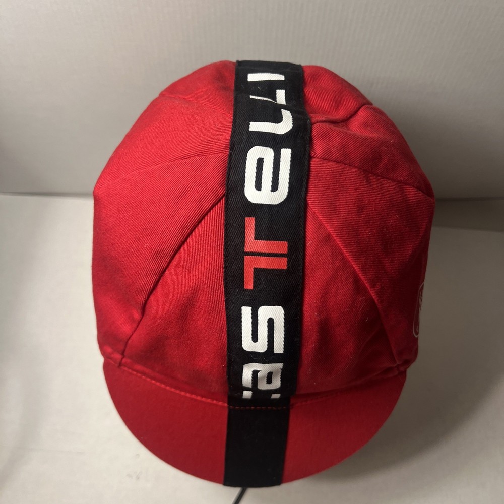 Castelli Hat Cap Cycling 8 Stripe Italy One Size