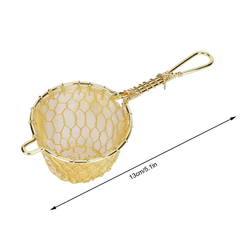 Copper Tea Infuser Strainer dense mesh Reusable Loose Leaf Teapot Filter with...