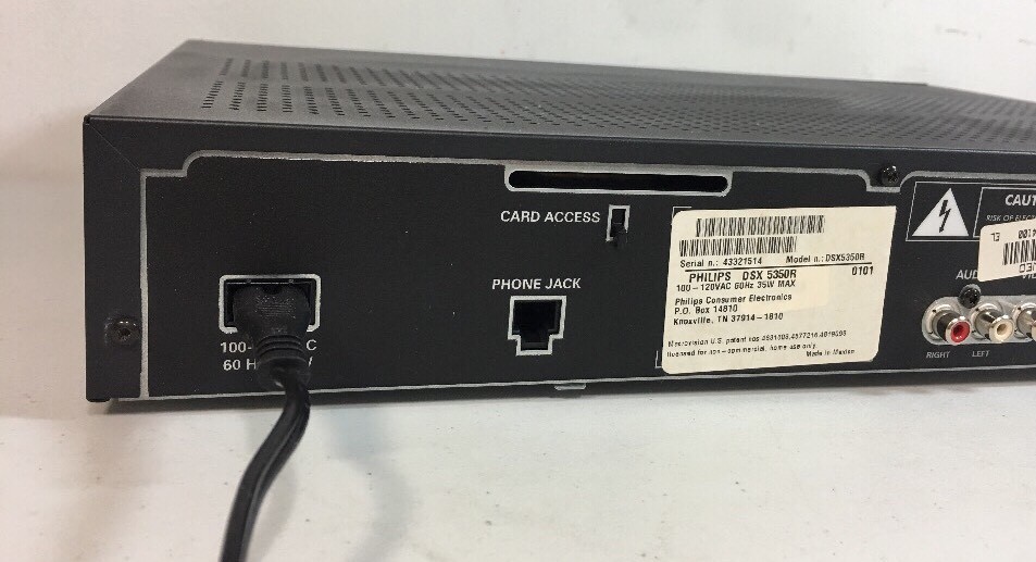 Philips DSX5350R Digital Multi-Satellite Receiver with Remote Tested