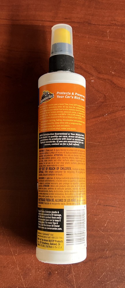 Armor All 11010 Original Protectant - 10 Oz.