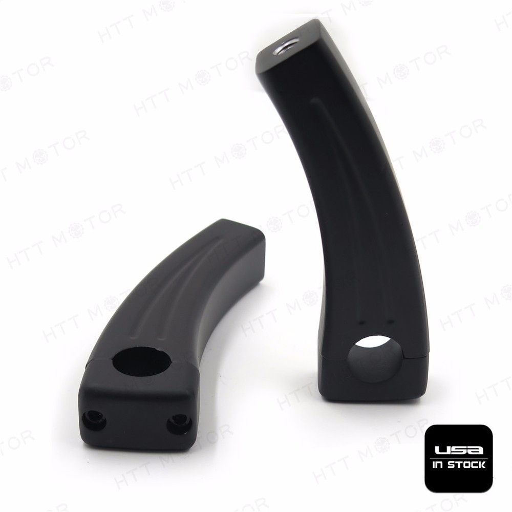 Handlebar Risers For universal bikes (1" Bar) 5.5" Black Motorcycle bar Pullback