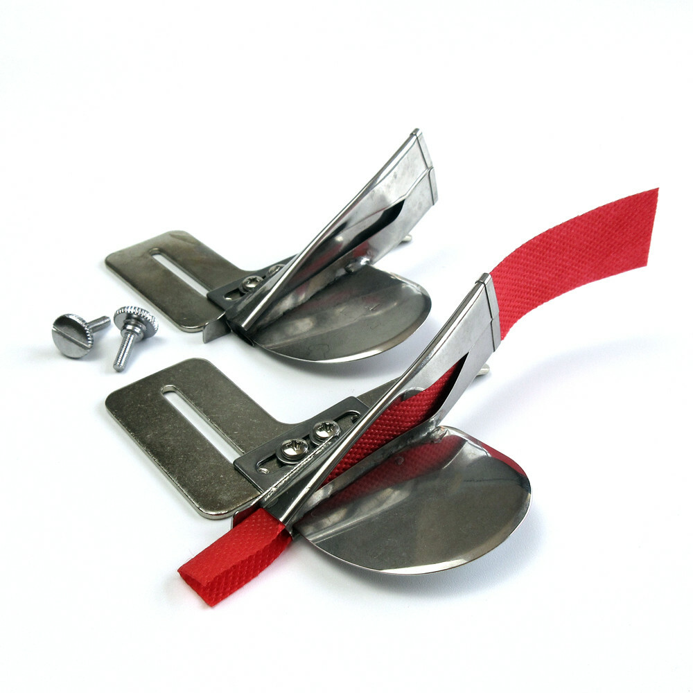 2 Set Raw Edge Plain Tape Binding Attachment Single Fold #A4 For Janome Coverpro
