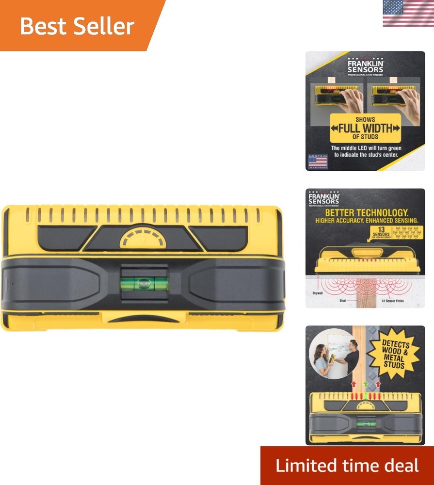 Compact ProSensor M210 Stud Detector - 13 Sensors for Precision Drilling Tasks