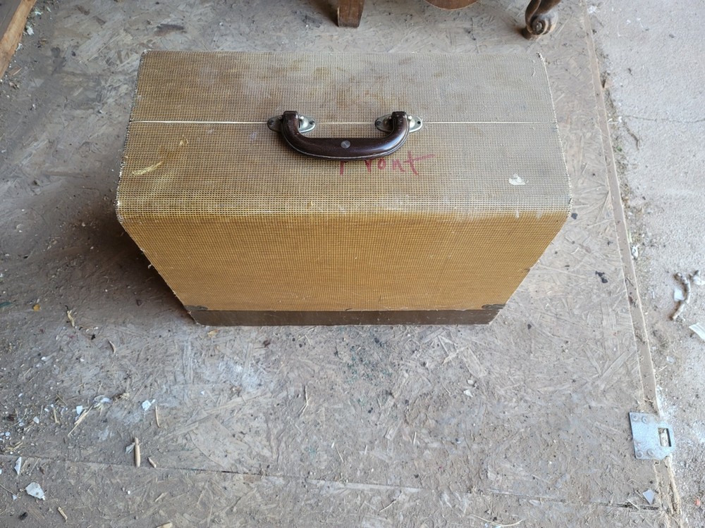 Vintage Academy Sewing Machine with Case