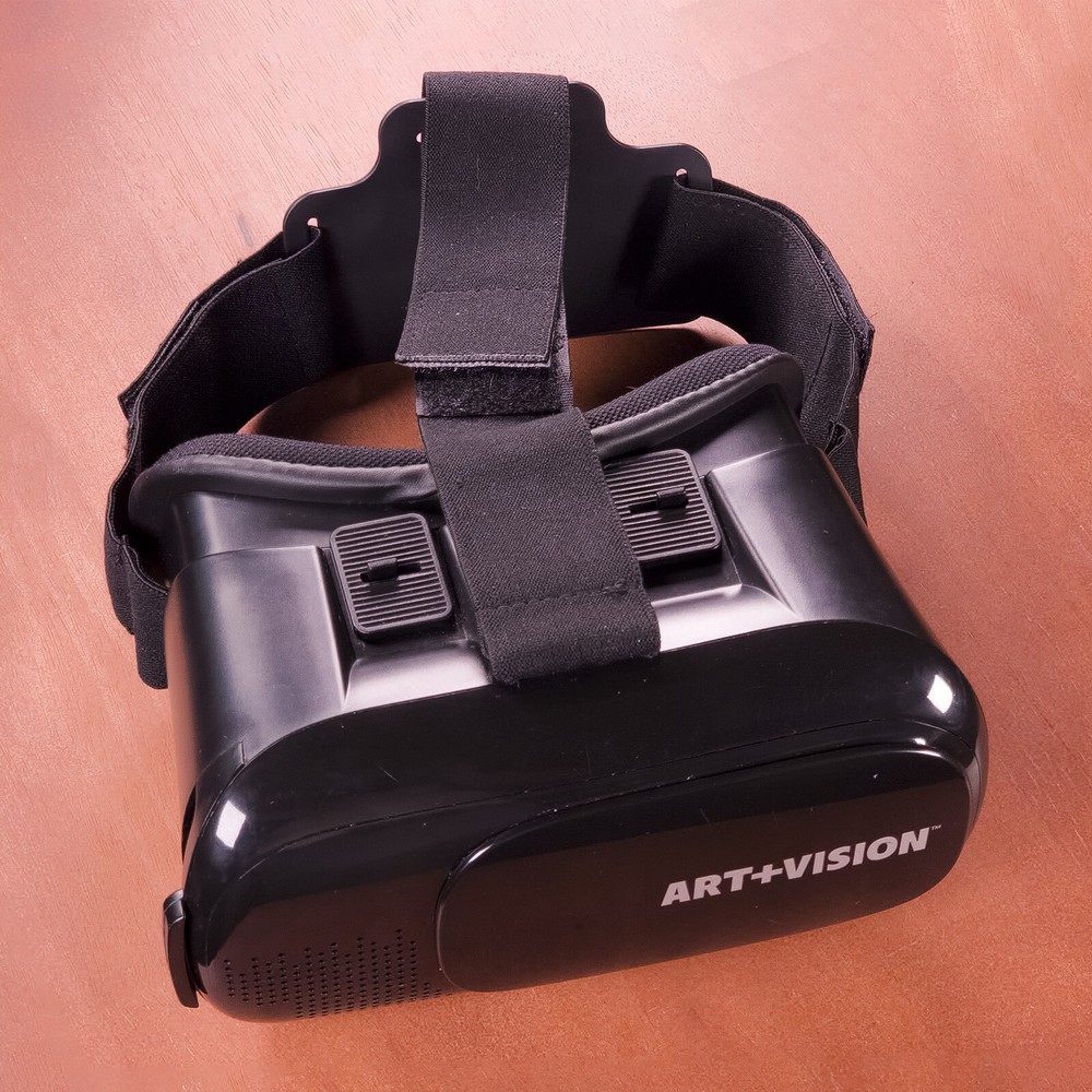 Art+Vision VR Virtual Reality Headset for Android and iPhone (No Earbuds) AS IS