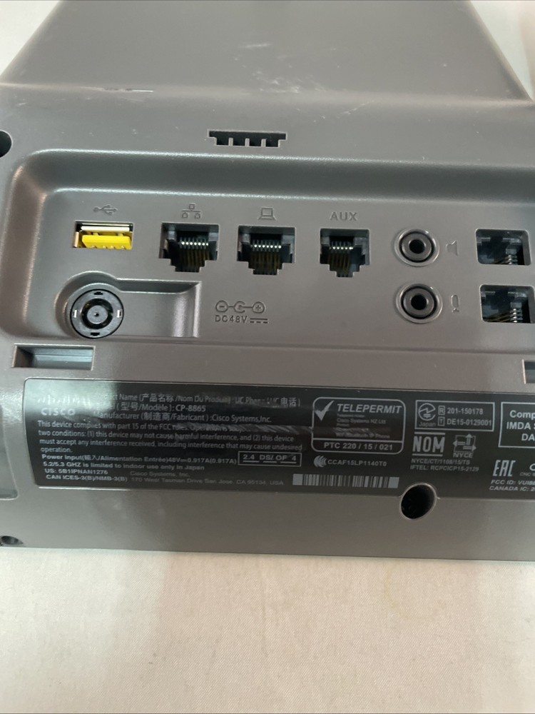 Cisco 8865 IP Phone CP-8865-3PCC
