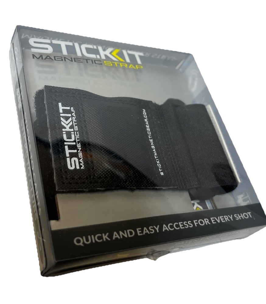 Stick it Adjustable Magnet Strap. Blue And Black