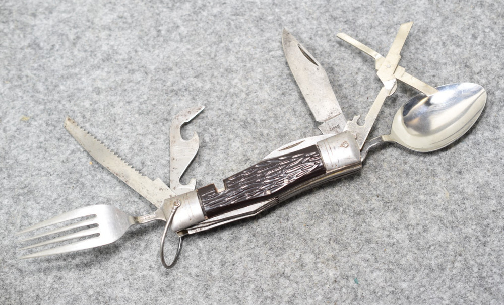 Camping Knife Fork Spoon Opener Scissors Japan