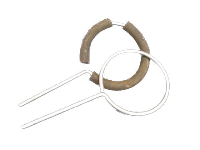 (2) Stainless Round Support Clamp Ring for Holding Lab Flasks 5-1/2” 5-7/8” OD