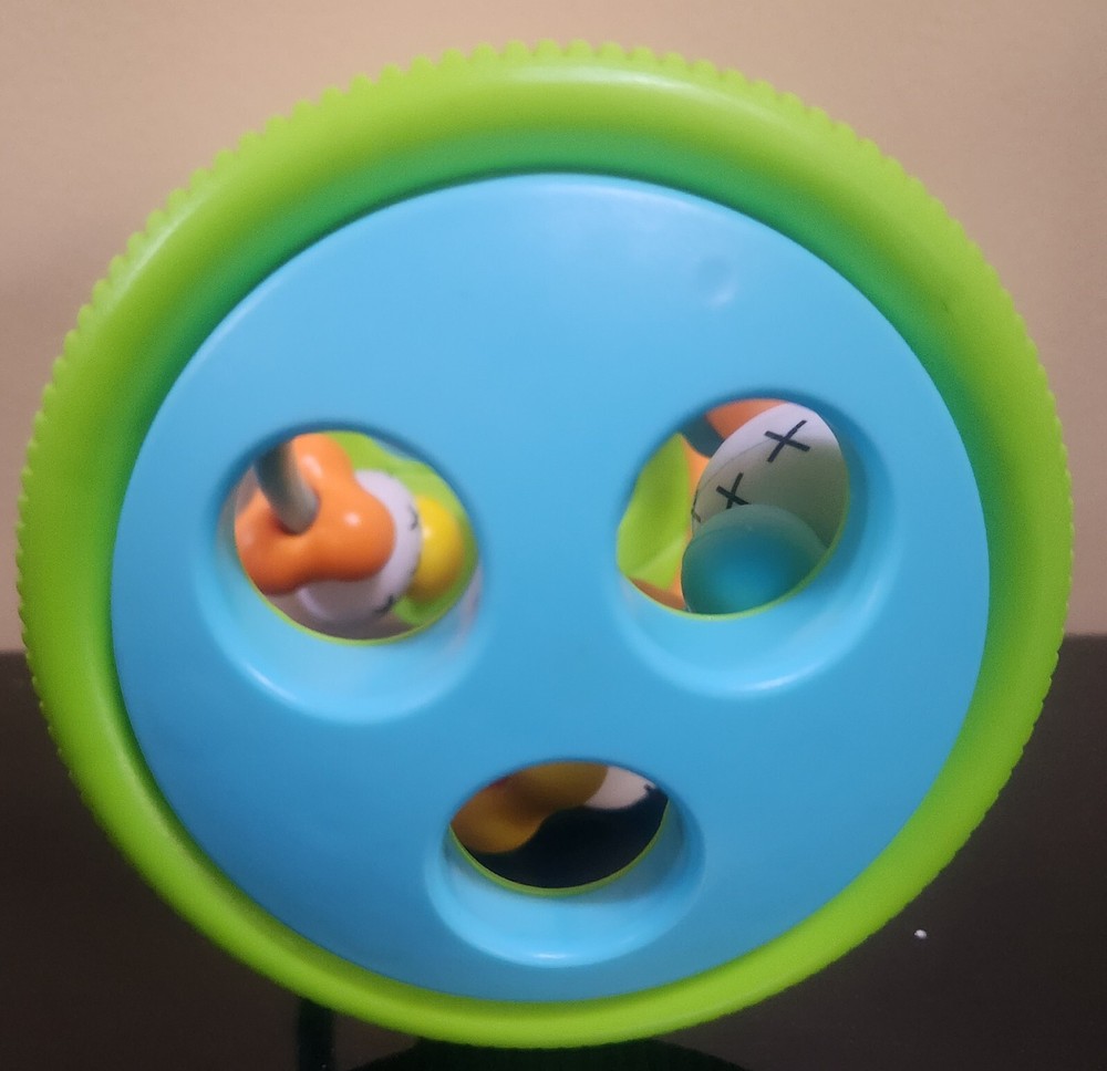 Rolling Toy with Sliding Shapes 5""x6"