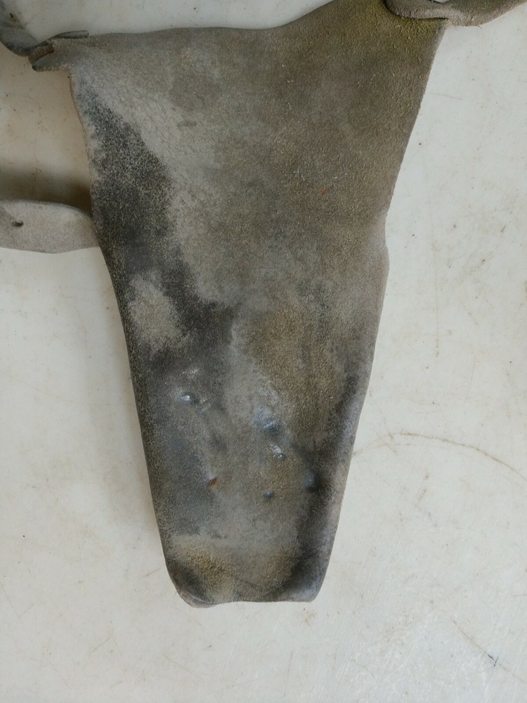 Antique Leather Corn Picking Husking Gloves