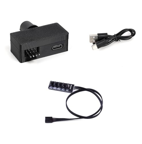 4pin PWM Fan Speed Controller, Type-C Input, Knob Fan speed controller hand-8W
