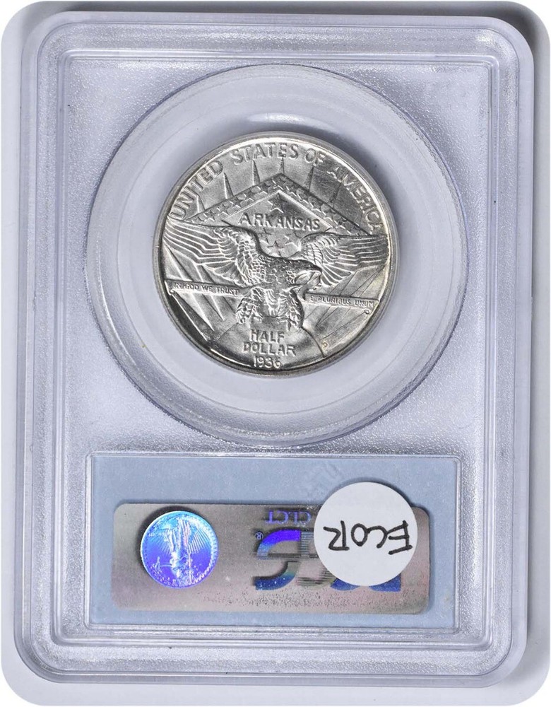 Arkansas Commemorative Silver Half Dollar 1936-D MS65 PCGS