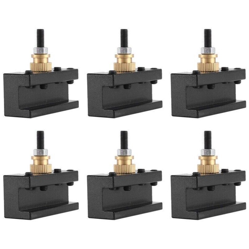 10 PCS Lathe Change Tool Post & Holders Multifid Tool Tooling Package