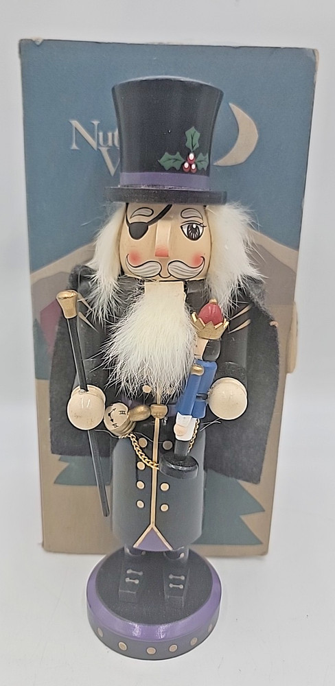 1998 Nutcracker Village Herr Drosselmeyer Nutcracker with Box