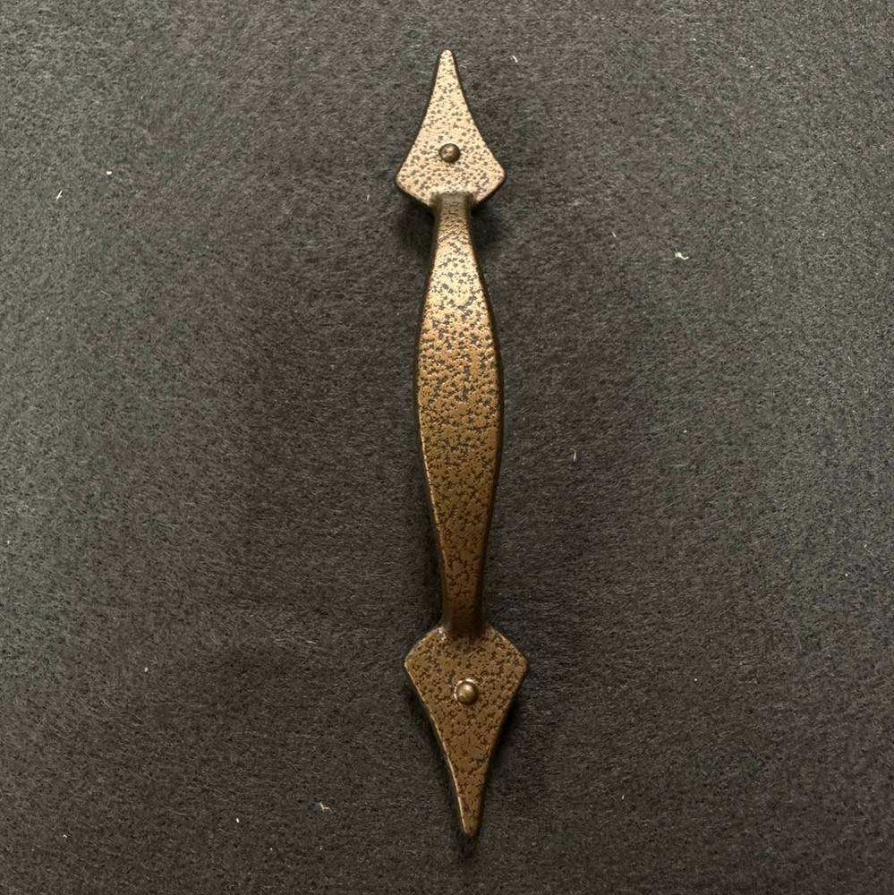 3" Rustic Pull Hammered Bronze
