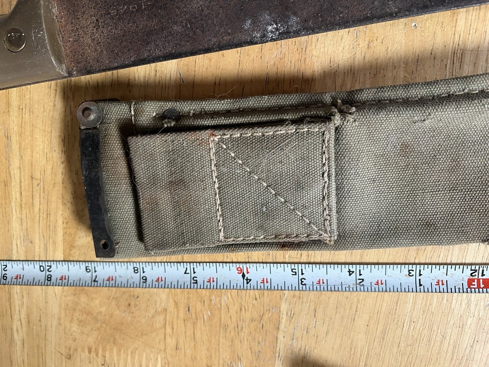 1945 WW2 machete With Scabbard
