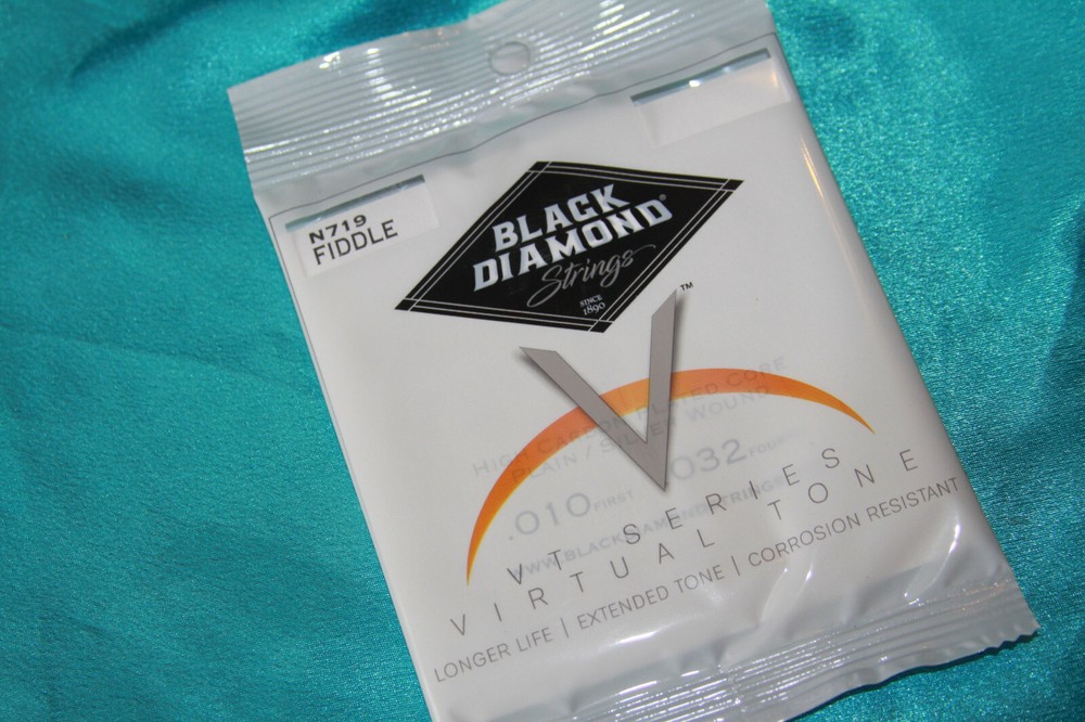 Black Diamond Silverplated Wound Fiddle Strings, N719