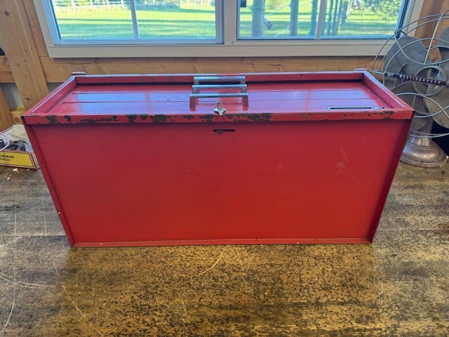 Vintage ATD Tools 3 Drawer Intermediate Middle Tool Box Toolbox With Keys