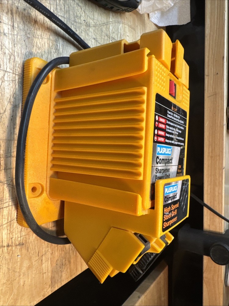 Plasplugs Compact Sharpener Unit For Drill Bits, Or Knife, Scissors