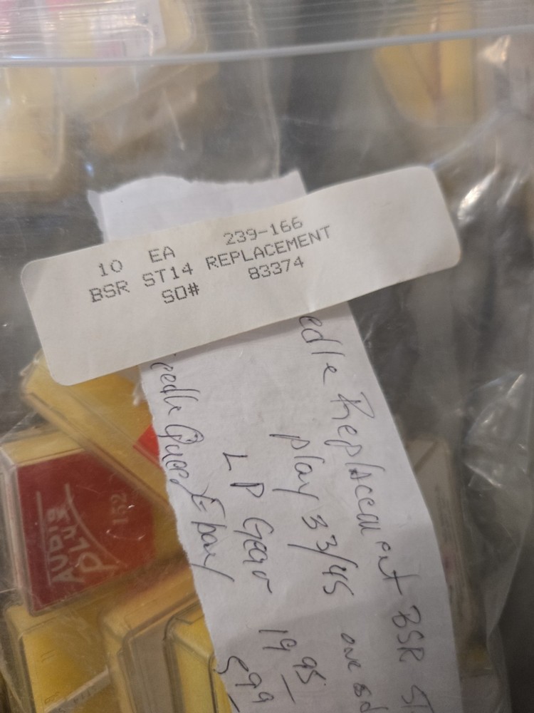 collection of record player replacement needle NOS phonograph