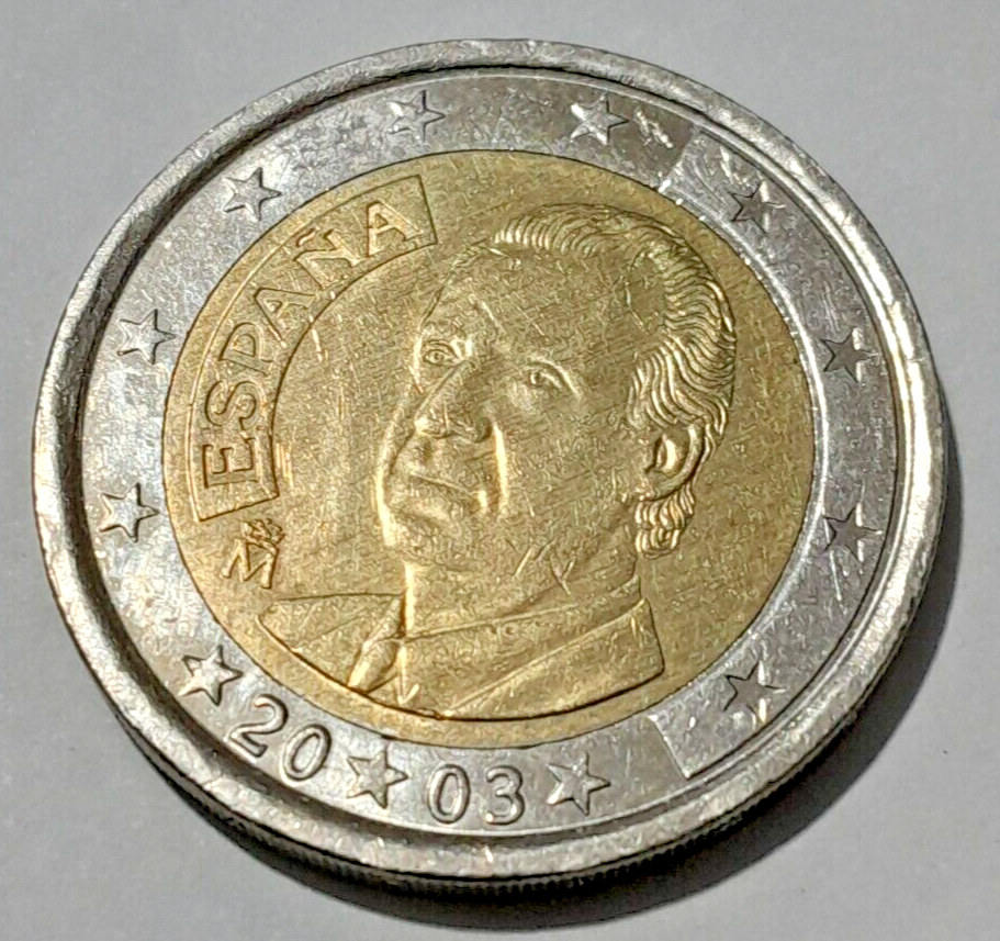 Spain 2 euro Coin 2003 Bi-Metallic