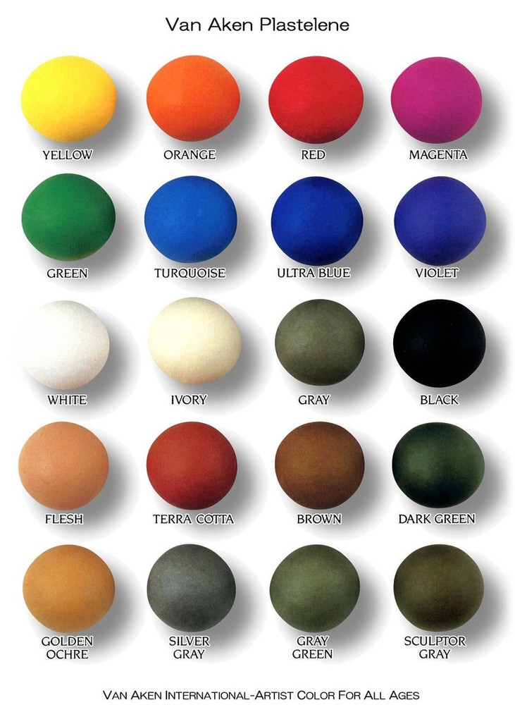 Van Aaken Modeling Clay 1Lb Ivory