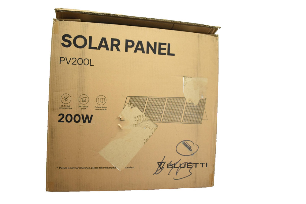 Bluetti Solar Panel PV200L 200W Portable Mono ETFE Foldable IP67 Outdoor Power