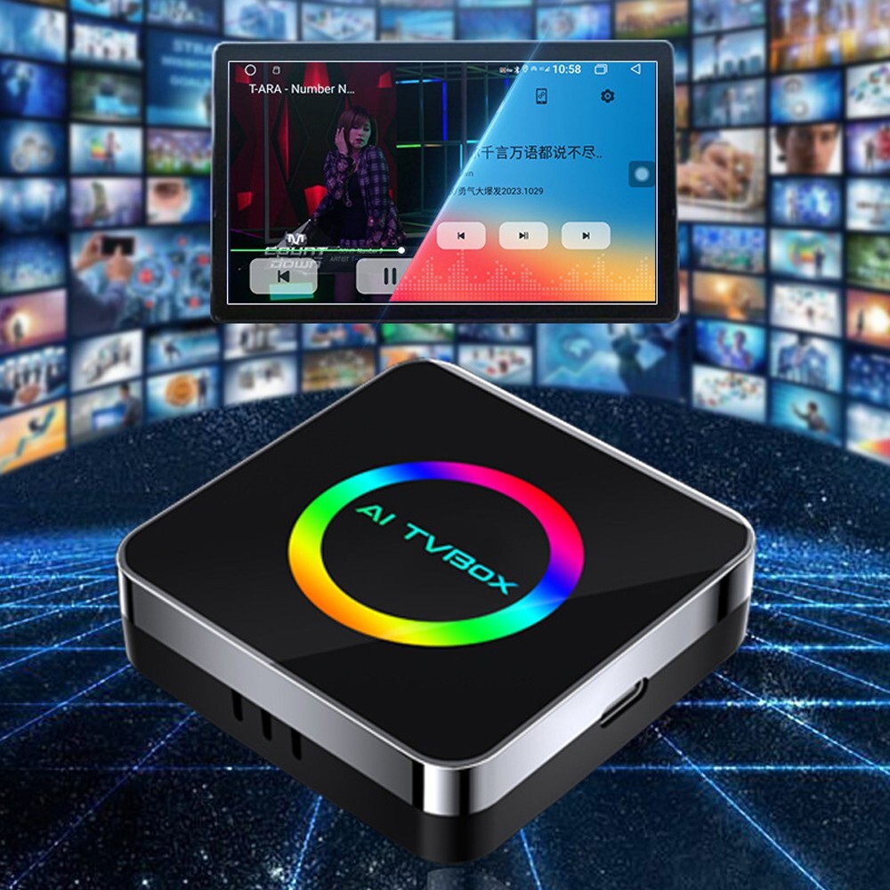 Car Android Smart Ai Box Wireless CarPlay Android Auto Adapter Netflix YouTube