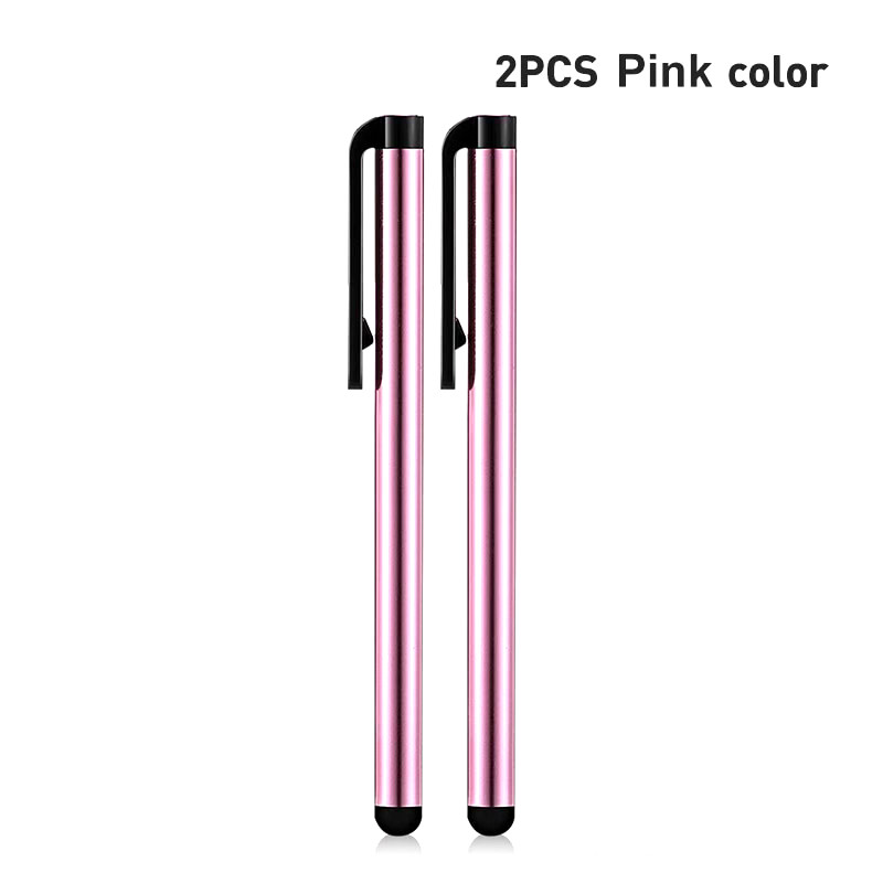 2x Colourful Stylus Pens for use with multiple devices