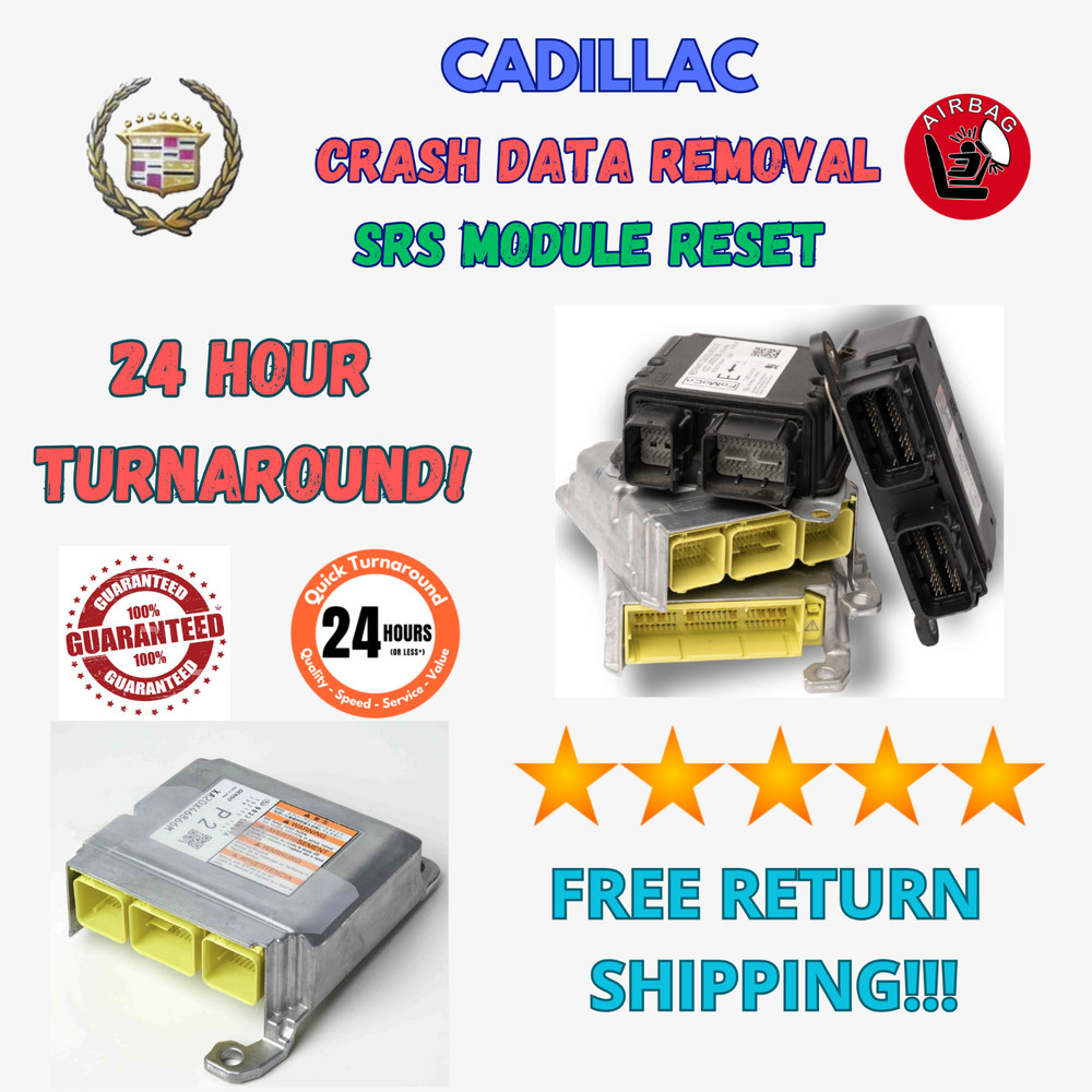 CADILLAC CRASH DATA RESET – SRS RESTRAINT MODULE REPROGRAM SERVICE