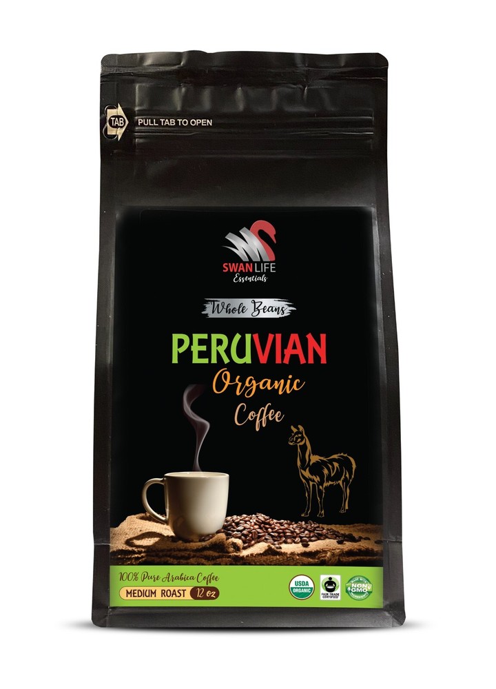 High-Altitude Magic - PERUVIAN WHOLE BEANS ORGANIC COFFEE - Authentic Coffee 1P