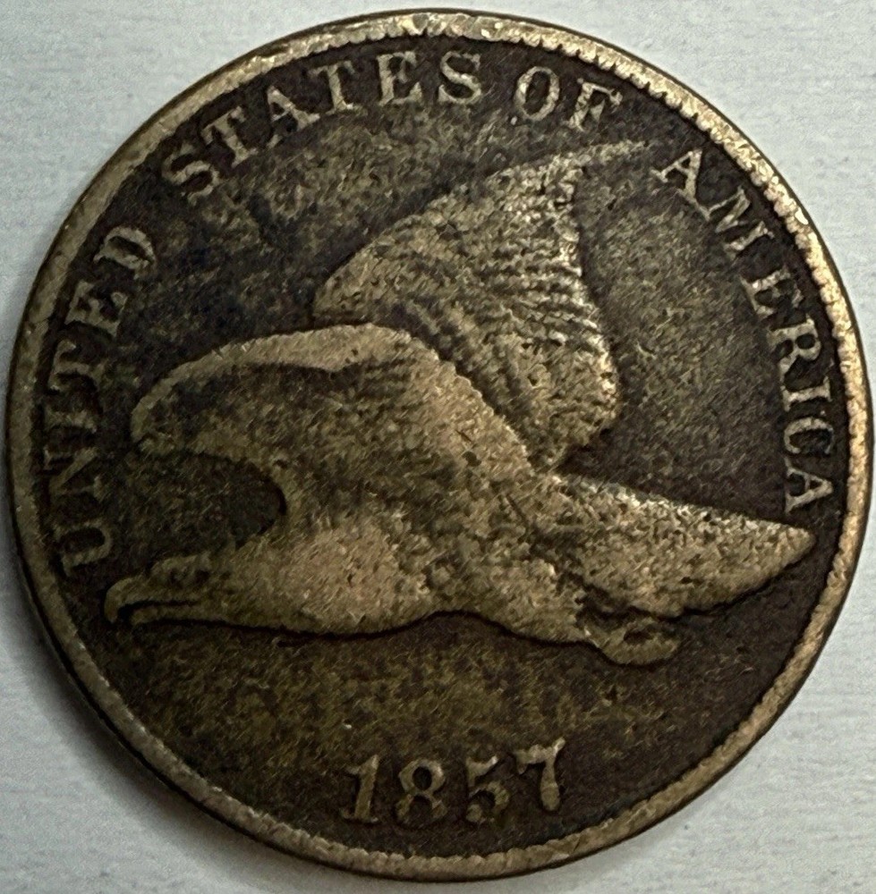1857 - Flying Eagle Cent - Exact Coin Imaged #FLY46