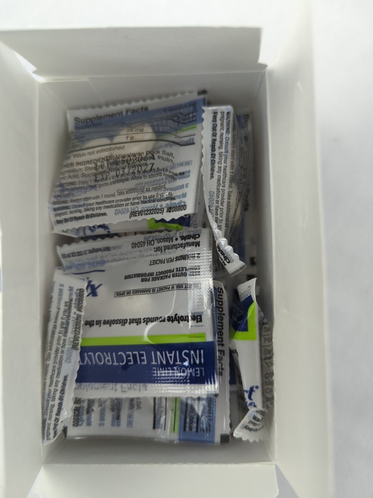 Xpect First Aid SOLID H Instant Electrolytes lemon lime 30 ROUNDS Each 2 Pack