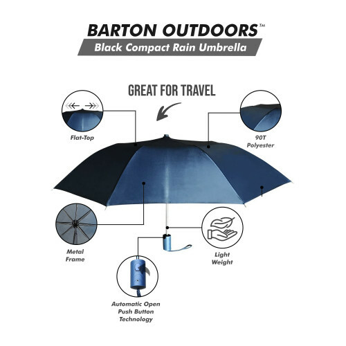 Barton Outdoors Pack of 12 Compact Mini Umbrellas
