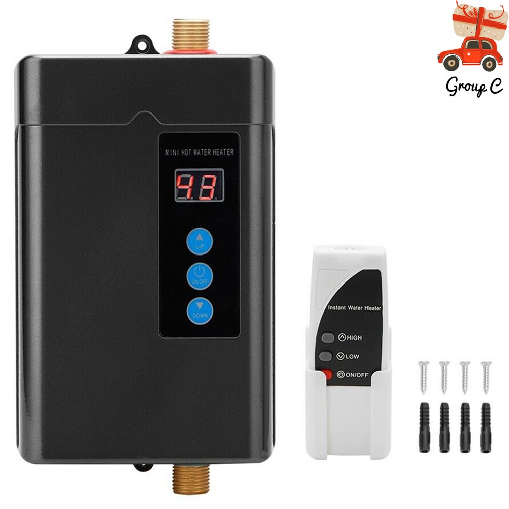 3KW Tankless Electric Hot Water Heater Instant Boiler On Demand Whole House NEW
