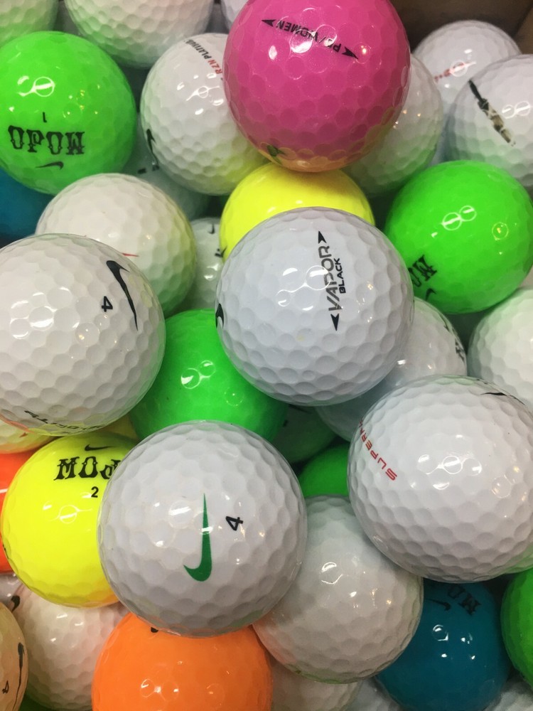 100 Premium AAA Assorted Nike Used Golf Balls...Mojo, Pd Soft, RZN, Crush, +